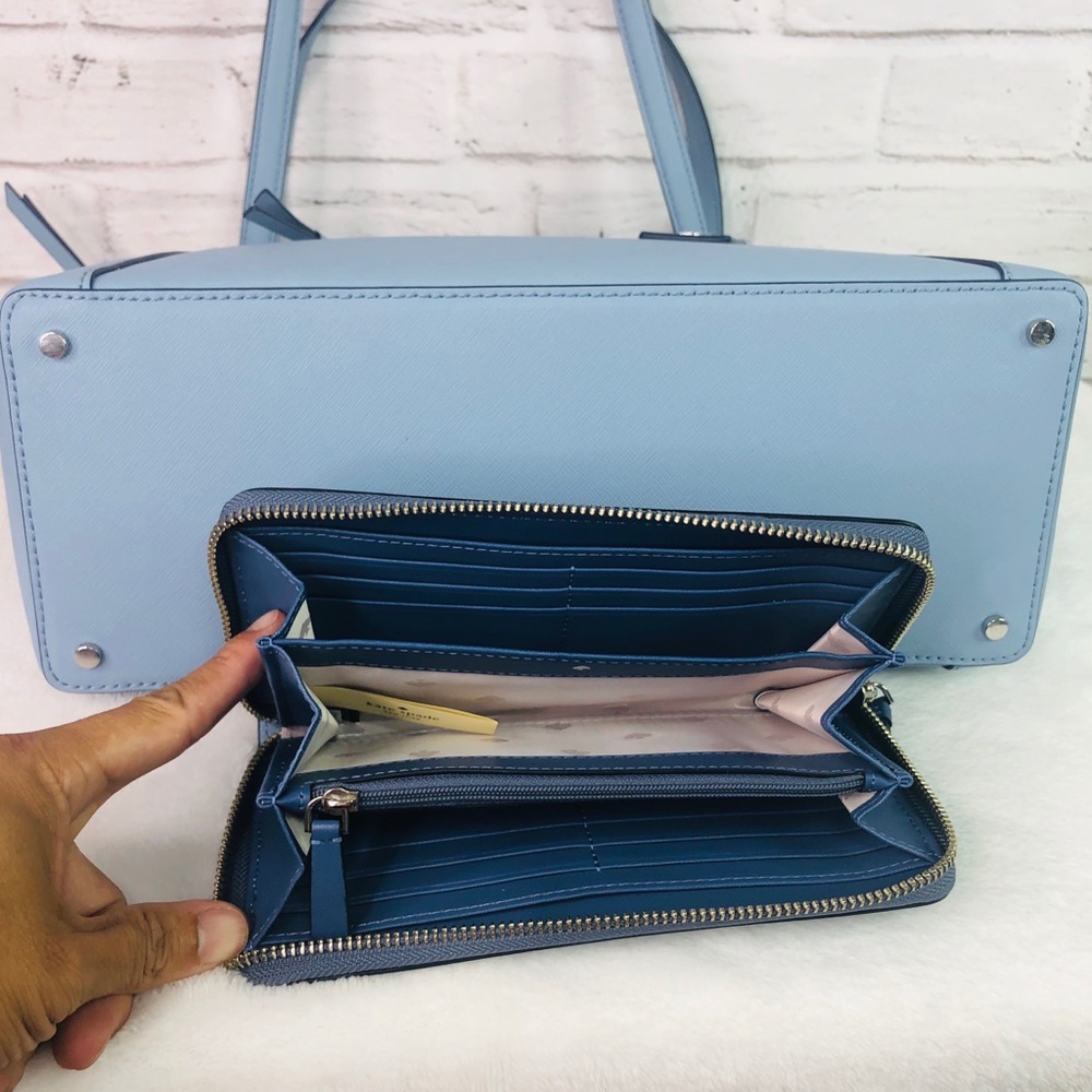 2PCS Kate Spade Cameron Large Tote Wallet Set - Picture 5 of 8